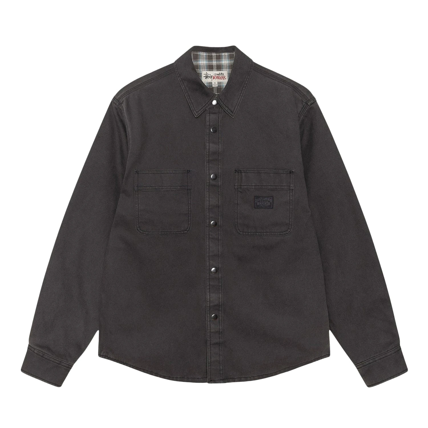 Stussy Heavy Washed Canvas Shirt 3 Stussy Heavy Washed Canvas Shirt