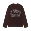 Stussy 2Tone Cotton Mesh LS Crew