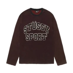Stussy 2Tone Cotton Mesh LS Crew