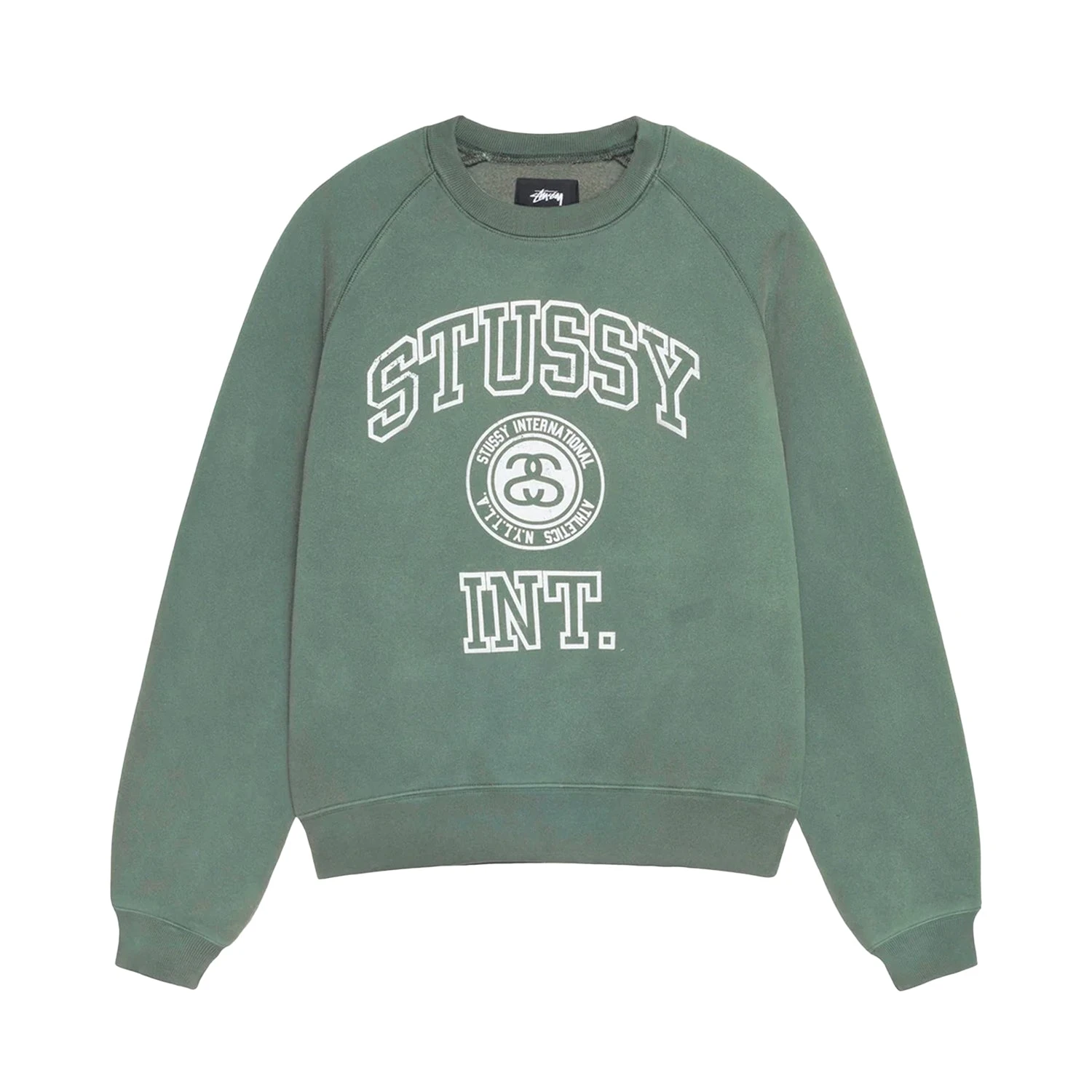 Stussy Overlock Varsity Raglan Crew 3 Stussy Overlock Varsity Raglan Crew