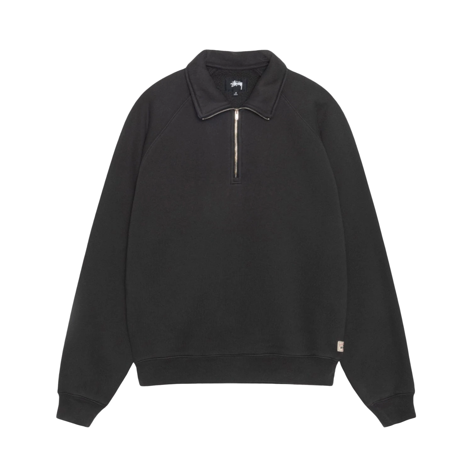 Stussy Fleece Raglan Zip Mock 3 Stussy Fleece Raglan Zip Mock
