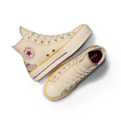 Converse Women's Chuck Taylor All Star Lift 'Dia De Muertos' 14 Converse Women's Chuck Taylor All Star Lift 'Dia De Muertos' -Stussy Store A07988C 650x650 4