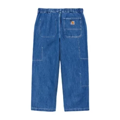 Carhartt WIP X INVINCIBLE Removed Pocket Double Knee Pant -Stussy Store A2420550106 Removed Pocket Double Knee Pant Blue Stone Washed Backed