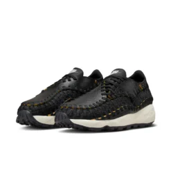 Nike Women's Air Footscape Woven Premium 'Black Croc' -Stussy Store AURORA FQ8129 010 PHCFH001 2000