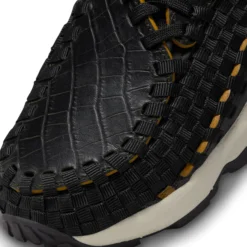 Nike Women's Air Footscape Woven Premium 'Black Croc' -Stussy Store AURORA FQ8129 010 PHSYD001 2000
