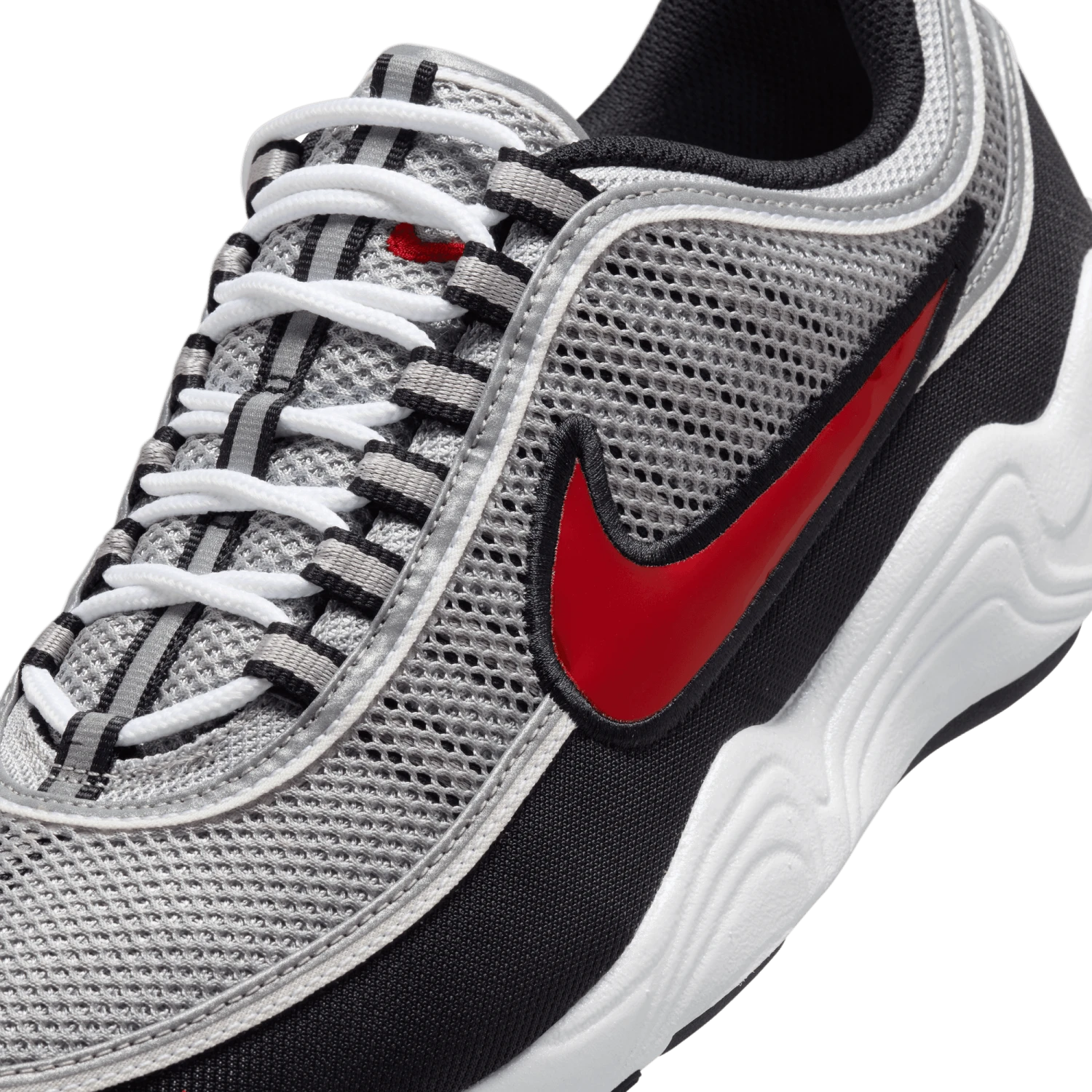 Nike Air Zoom Spiridon 'Metallic Silver And Sport Red' 13 Nike Air Zoom Spiridon 'Metallic Silver And Sport Red' - Image 11