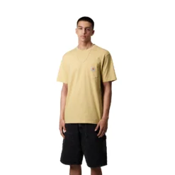 S/S Pocket T-Shirt 9 S/S Pocket T-Shirt -Stussy Store s s pocket t shirt air yellow 2238
